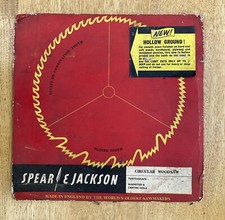 Circular Saw Blade Vintage Spear & Jackson , 7” x 5/8”Bore