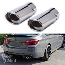 2x Chrome Exhaust Pipe Tip