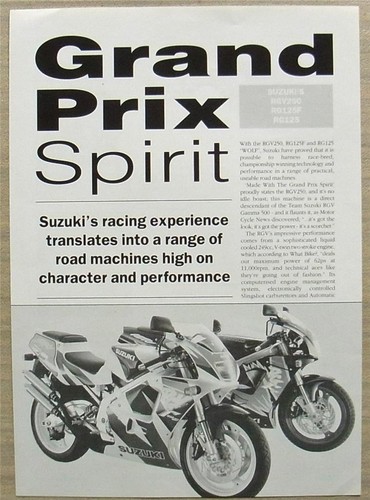 Suzuki rgv250 rg125f rg125 - suzuki,