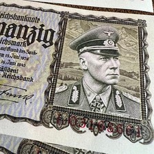 1945 Germany 3rd Reich 20 RM
