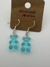Blue Gummy Bear Earrings
