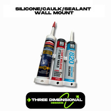 3 Tube Silicone Mastic Sealant Caulk Holder Van Shed Garage Wall Mount Tidy