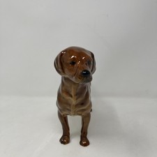 Vintage Goebel Hummel 1968 Large Brown Labrador Dog Figurine CH 616