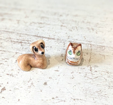 Philip Laureston Handpainted Miniature Vintage Animals Bundle Cat & Dog