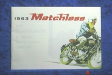 Matchless model program 1963 - matchless,