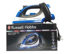 Russell Hobbs 2400W Steam Iron Easy Store Pro Plug & Wind with Cord Wrap  23770