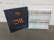 Artists Oil Paints Painting Set Colours 24 x 12ml Tubes Pictures Big Kit Gift