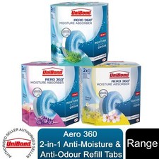 Unibond AERO 360� Moisture and Odour Absorber Refill Tab, Twin Pack