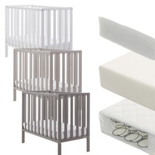 Obaby Bantam Space Saver Cot - Compact 100x50cm - Optional Mattress - From Birth
