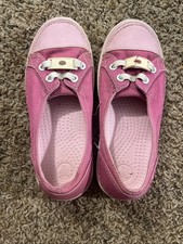 Crocs Hover Metallic Skimmer Shoes Size Junior 4