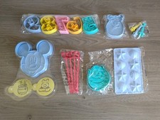 Eaglemoss Disney Cakes And Sweets Magazine Assortment of Moulds, Stamps bundle