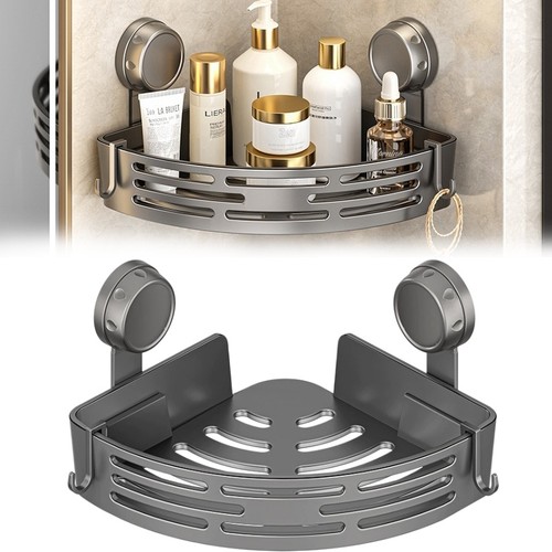 Triangle shower caddy - caddy, suction