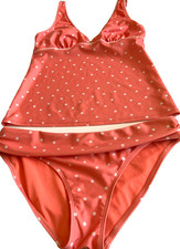 TU Tankini Set Peach White