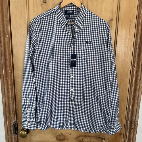 Lewin navy check - navy,