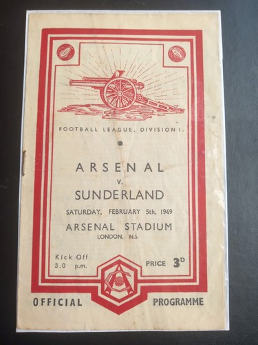 1948 arsenal sunderland - 1948/49, v