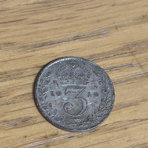 1919 king george three pence - 1919,