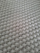  New handmade  crochet  baby blanket, 28 X 28 Inch  Soft Dk Acrylic White/pink