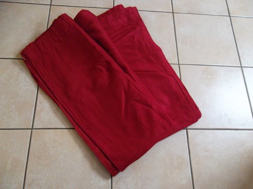 Burgundy curtains size 88in - curtains,