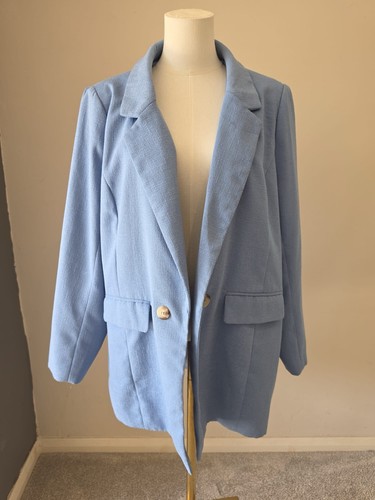 Ladies lipsy blue button - ladies,