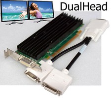 256MB Dual Head 2xDVI Graphiccard Nvidia Quadro NVS290 PCIe for Win XP 7 10 G15D