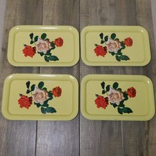 Vtg 1950s Metal Serving Tray