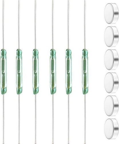 6pcs 2mm 14mm reed switch - switch,