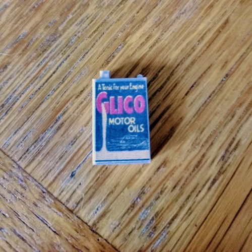 Glico oil can - suit, mamod