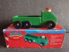 Vintage Escor Truck Wooden Toy