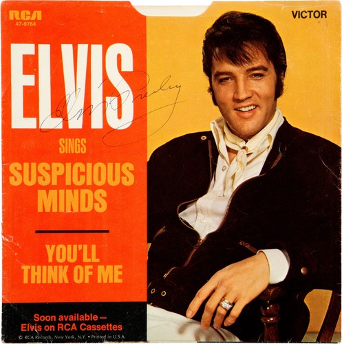 Elvis presley signed - presley,