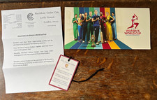 Women's Cricket World Cup Final 2017 MCC badge ticket England beat India