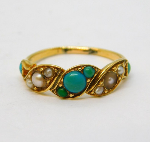 Victorian 18ct gold seed - victorian,