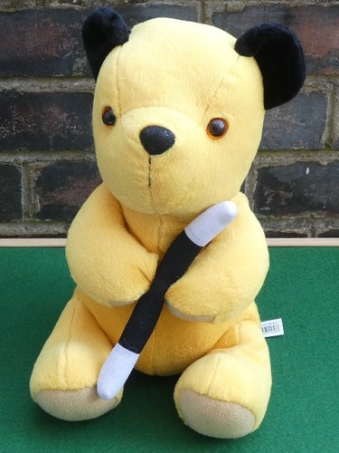 Soft plush sooty the - sooty, yellow