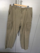 Mens M&S beige Cargo Trousers