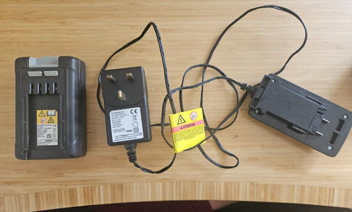 Flymo 20v battery and charger - battery,