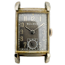 Vintage 21mm Bulova Art Deco