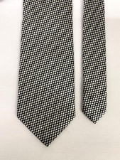 Jose Piscador Silk Tie Black