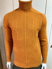 Vintage Coxmoore Shetland Wool Roll Neck Turtleneck Polo Neck Jumper