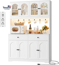 71" LED Kitchen Pantry Cabinet