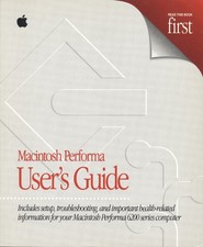 Macintosh Performa User Guide 6200 Z030-7411-A