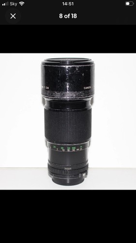 Canon 200mm fd - 200mm, f/2.8