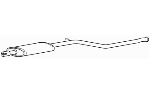 Centre exhaust middle - exhaust,