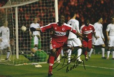 Signed GEORGE BOATENG 12"x8"