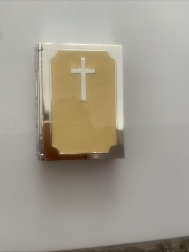 Beautiful silver holy bible - holy,