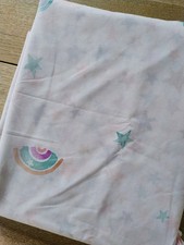 John Lewis Kids' Rainbow & Star Duvet Cover & Pillowcase Set Single.