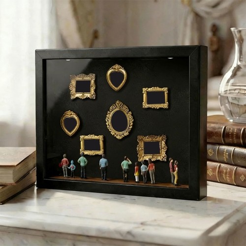 Diy mini museums photo box - diy,