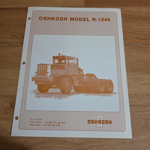 Vintage oshkosh model 1244 - model, r-1244