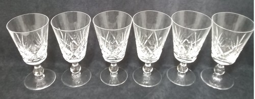 Stuart crystal cut glass wine - cut,