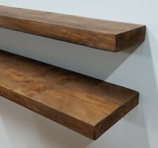 Rustic Floating Mantle Shelf
