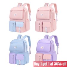 Children Kids School Bags Girls Primary School Backpack Schoolbag Waterproof UK