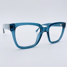 SPECSAVERS eyeglasses TRANSPARENT BLUE SQUARE glasses frame MOD:OPHELIA 33152837